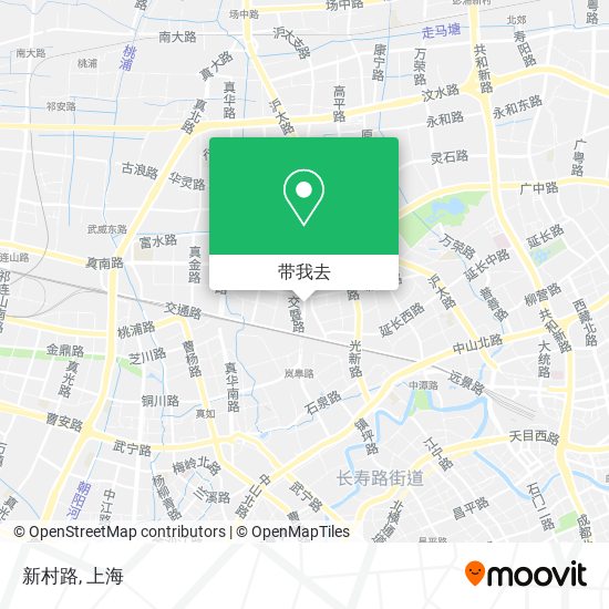 新村路地图