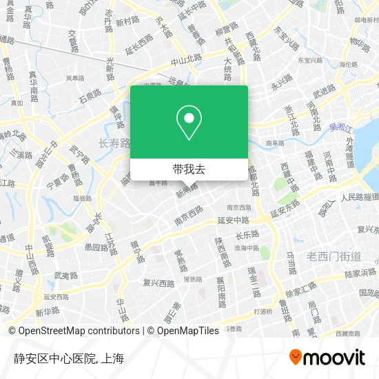 静安区中心医院地图