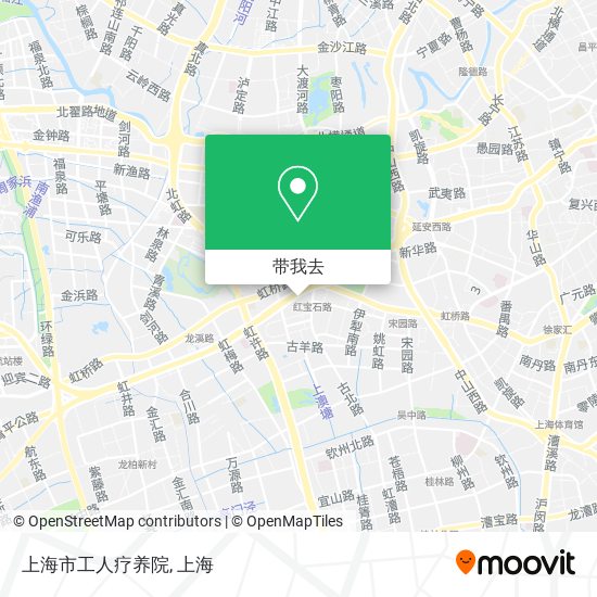 上海市工人疗养院地图