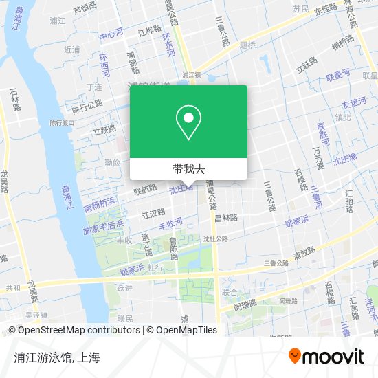 浦江游泳馆地图