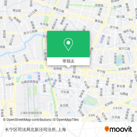 长宁区司法局北新泾司法所地图