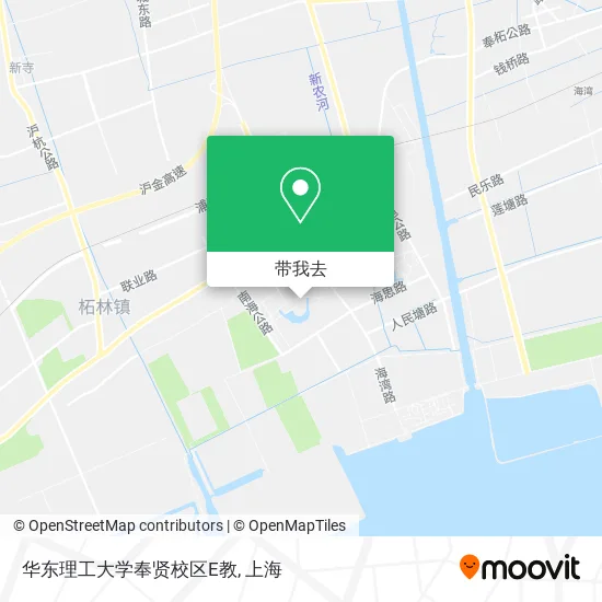 华东理工大学奉贤校区E教地图