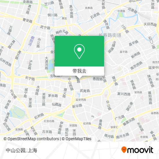 中山公园地图