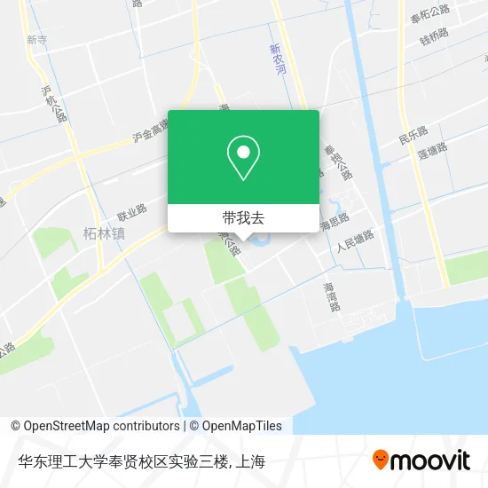 华东理工大学奉贤校区实验三楼地图