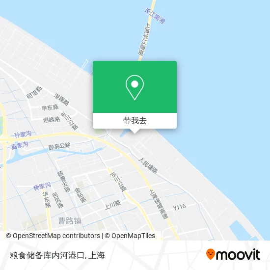 粮食储备库内河港口地图