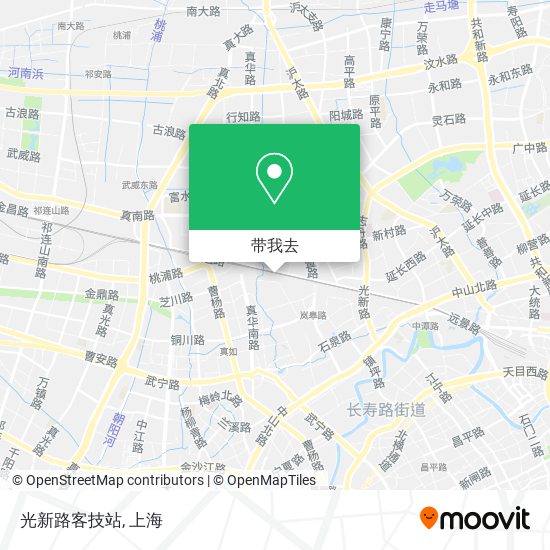 光新路客技站地图