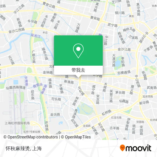 怀秋麻辣烫地图