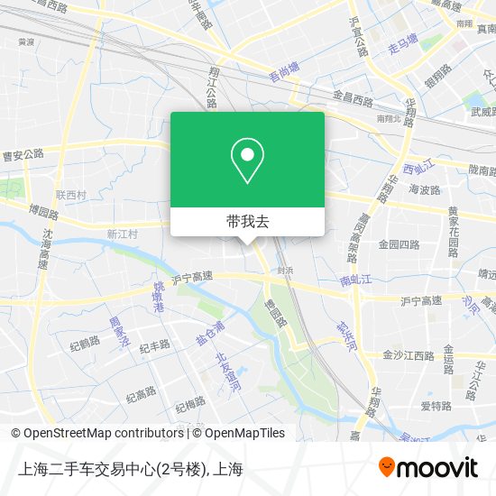 上海二手车交易中心(2号楼)地图