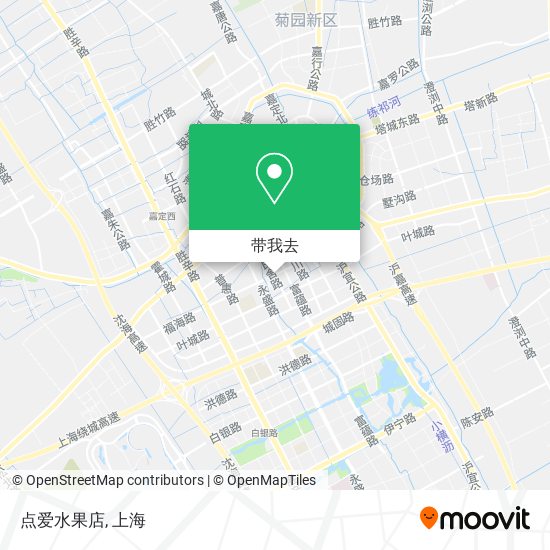 点爱水果店地图