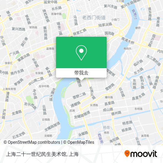 上海二十一世纪民生美术馆地图