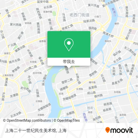 上海二十一世纪民生美术馆地图