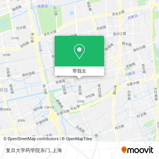 复旦大学药学院东门地图