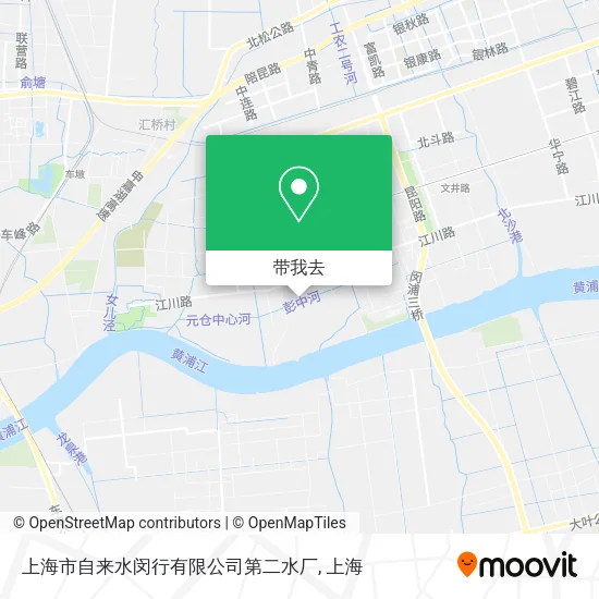 上海市自来水闵行有限公司第二水厂地图