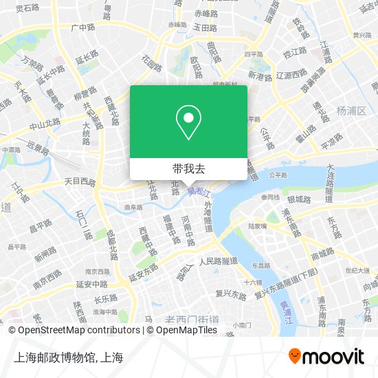 上海邮政博物馆地图