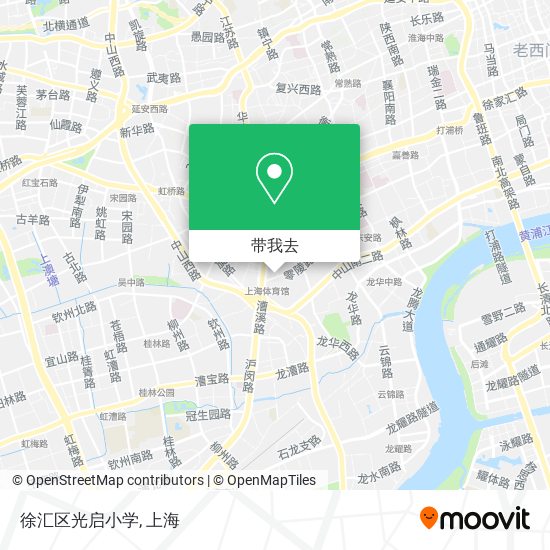 徐汇区光启小学地图