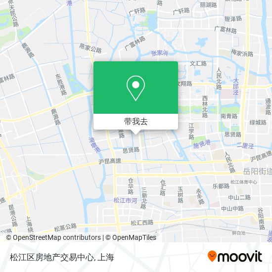 松江区房地产交易中心地图