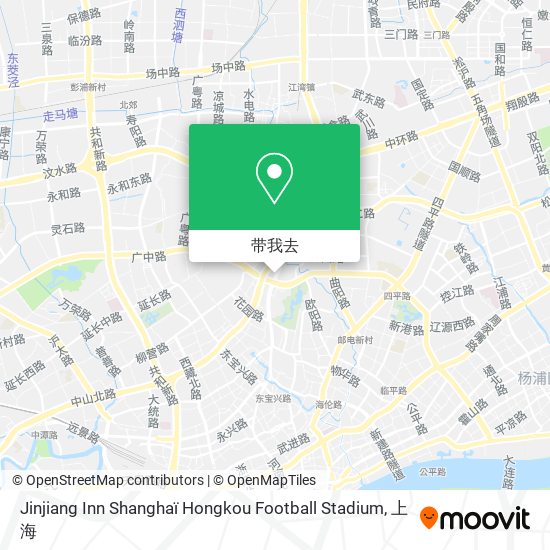 Jinjiang Inn Shanghaï Hongkou Football Stadium地图