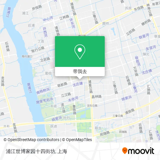 浦江世博家园十四街坊地图