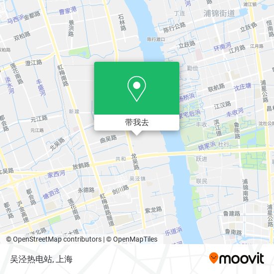 吴泾热电站地图