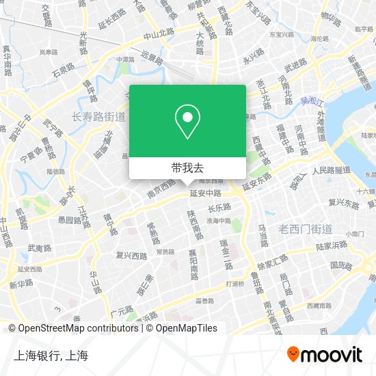上海银行地图