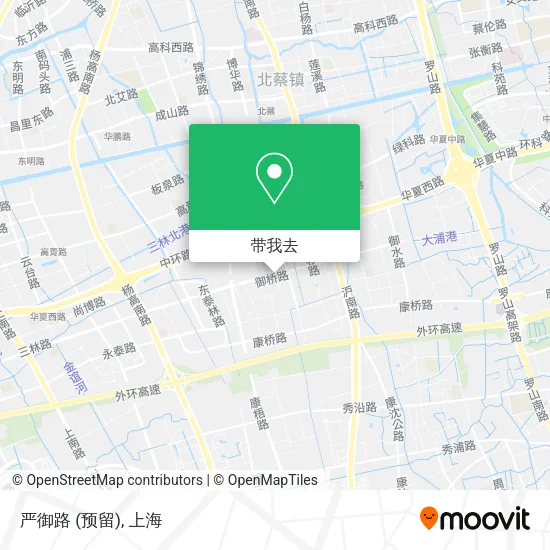 严御路 (预留)地图