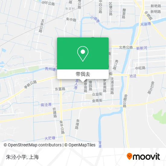 朱泾小学地图