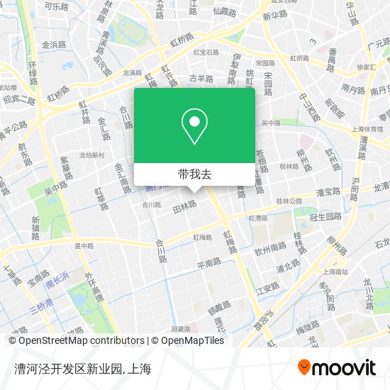 漕河泾开发区新业园地图