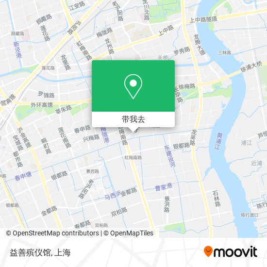 益善殡仪馆地图