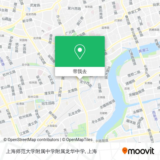 上海师范大学附属中学附属龙华中学地图