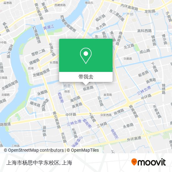 上海市杨思中学东校区地图