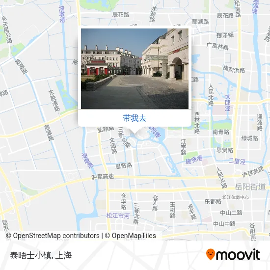 泰晤士小镇地图