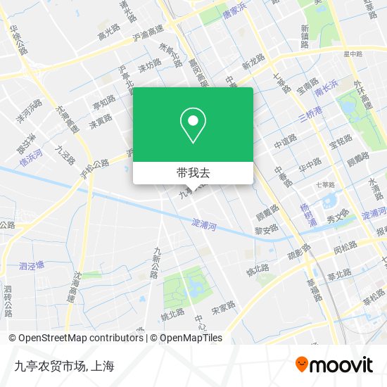 九亭农贸市场地图