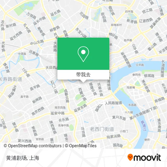 黄浦剧场地图