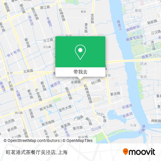 旺茗港式茶餐厅吴泾店地图