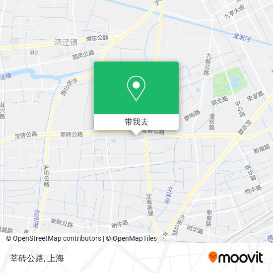 莘砖公路地图