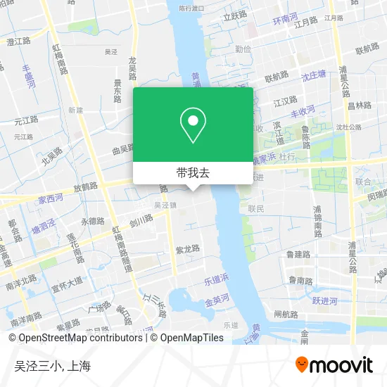 吴泾三小地图