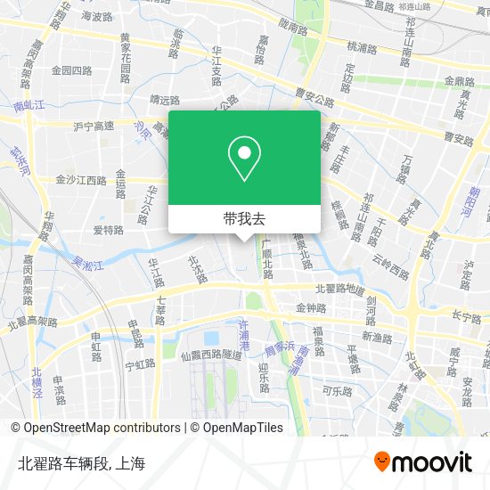 北翟路车辆段地图