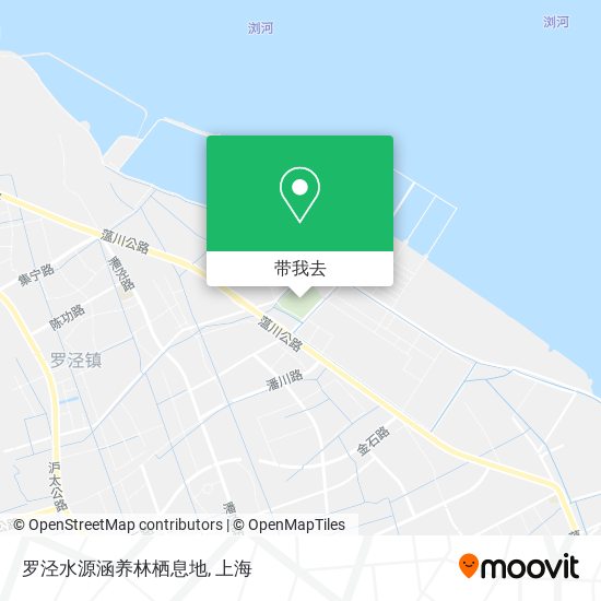 罗泾水源涵养林栖息地地图