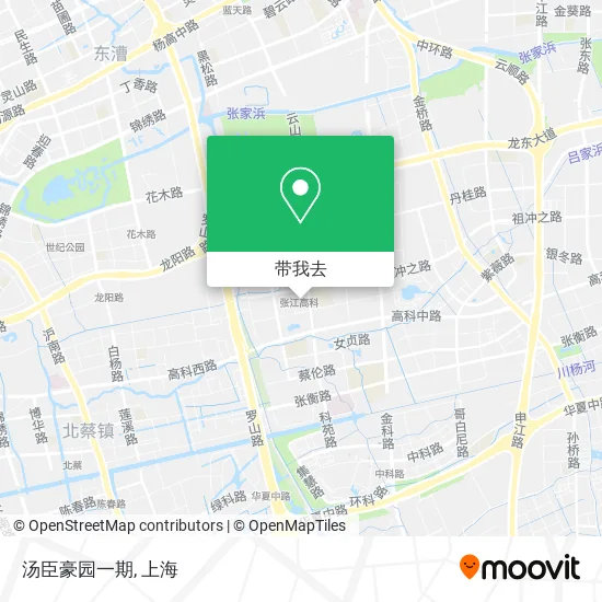 汤臣豪园一期地图