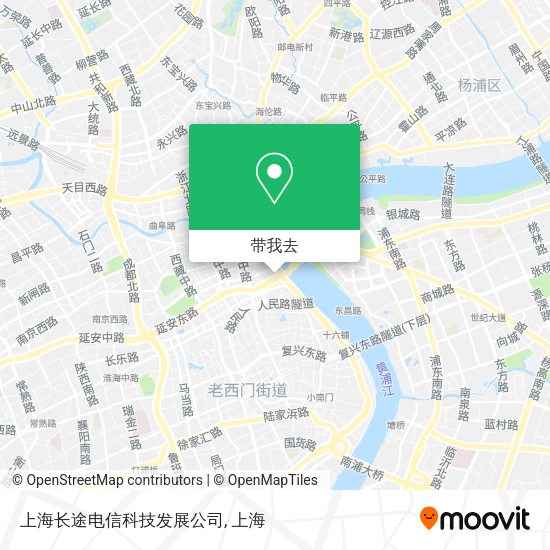 上海长途电信科技发展公司地图