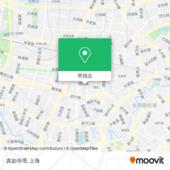 真如寺塔地图