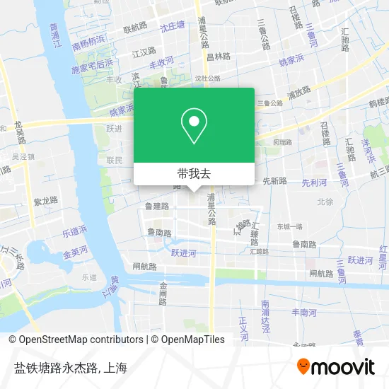 盐铁塘路永杰路地图