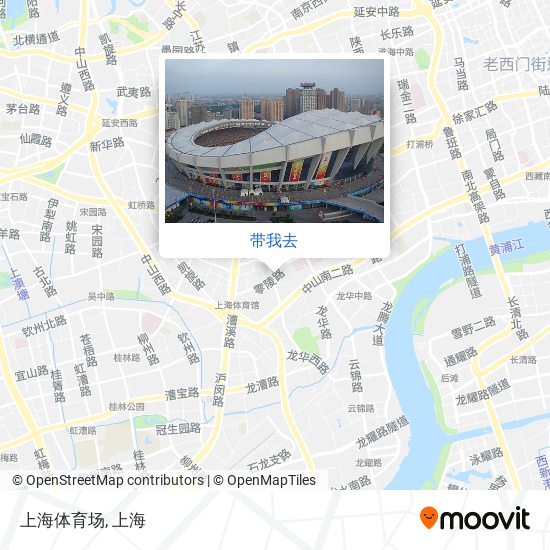 上海体育场地图