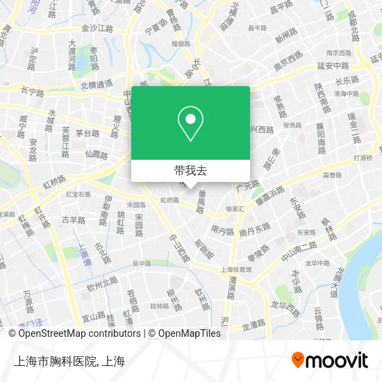 上海市胸科医院地图