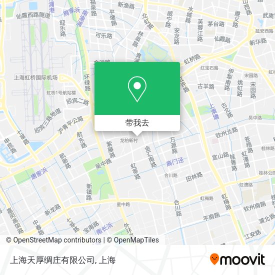 上海天厚绸庄有限公司地图