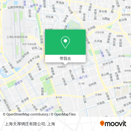 上海天厚绸庄有限公司地图