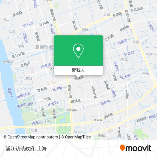 浦江镇镇政府地图