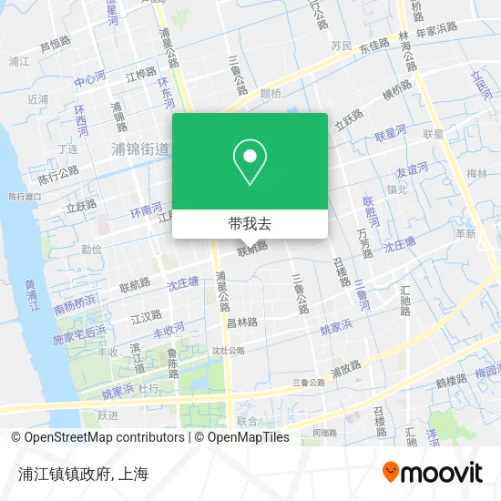 浦江镇镇政府地图