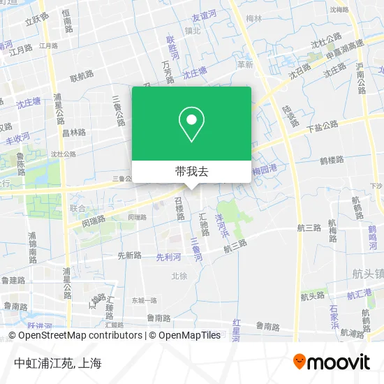 中虹浦江苑地图