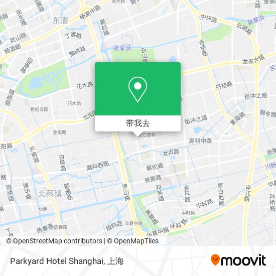 Parkyard Hotel Shanghai地图